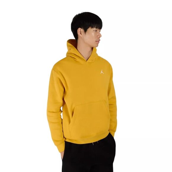 Jordan Men's 2 PC Sweatsuit Size M Matching Outfit Tracksuit Set Black/Yellow - Picture 2 of 8